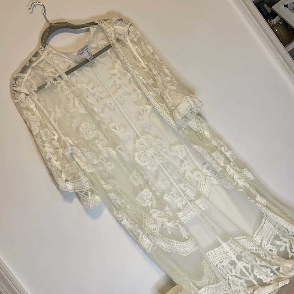 Ivory - Lace - Women’s Cover Up